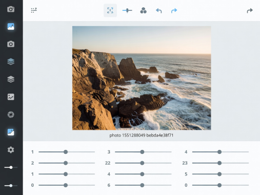 Gamma App Full Dashboard and Editing Interface